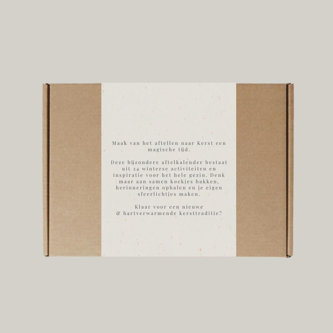 Make it a December to remember | aftelkalender met 24 winterse activiteiten & inspiratie