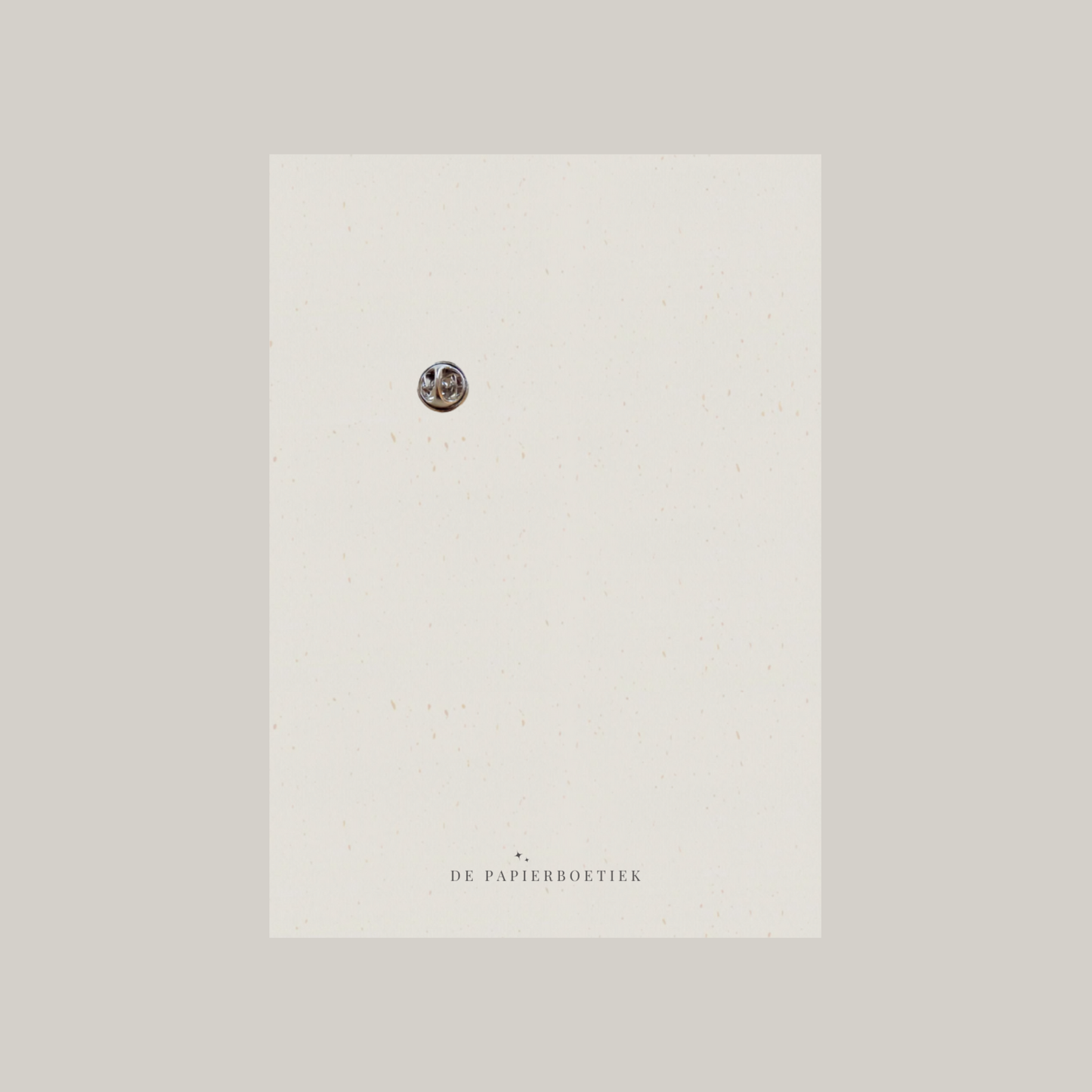 Card with pin | sweetest greetings