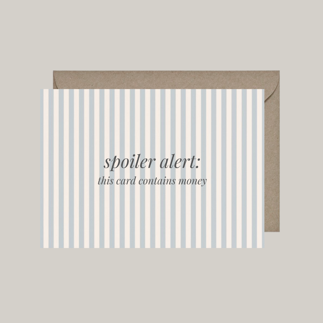 Dubbele kaart met envelop | spoiler alert: this card contains money