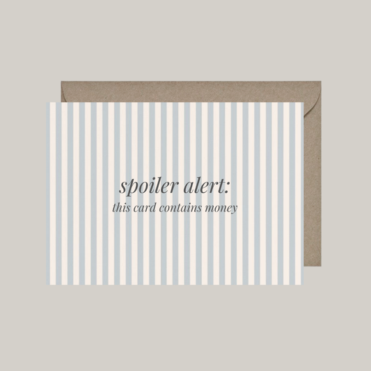 Dubbele kaart met envelop | spoiler alert: this card contains money