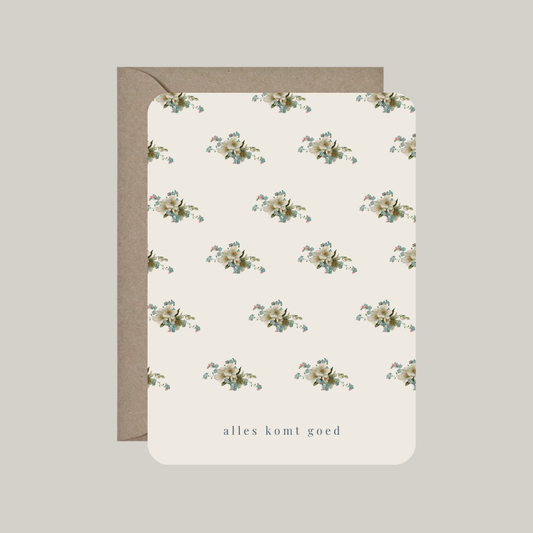 Card with envelope | everything will be alright