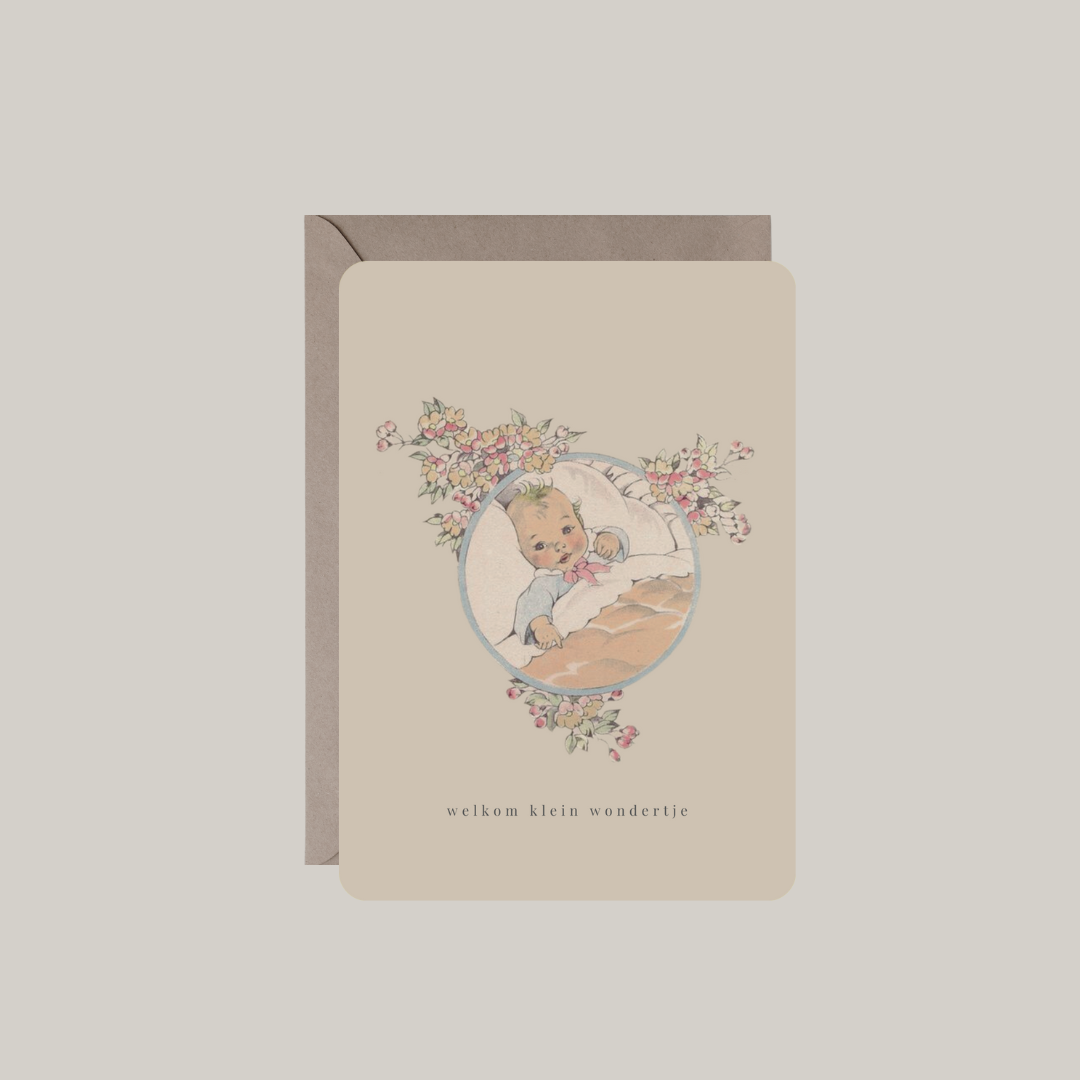 kaart-baby-bloemetjes-vintage-retro