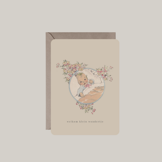 kaart-baby-bloemetjes-vintage-retro