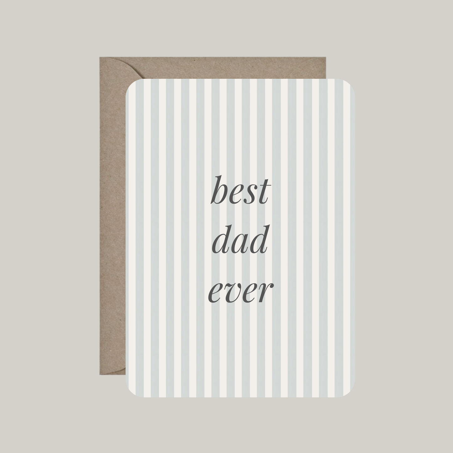 Kaart met envelop | best dad ever