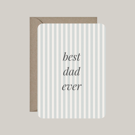 Kaart met envelop | best dad ever