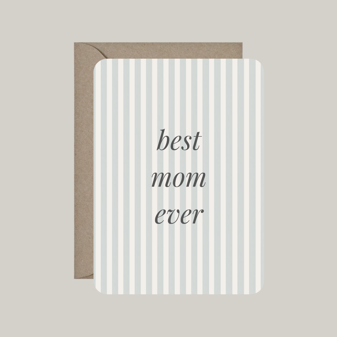 Kaart met envelop | best mom ever