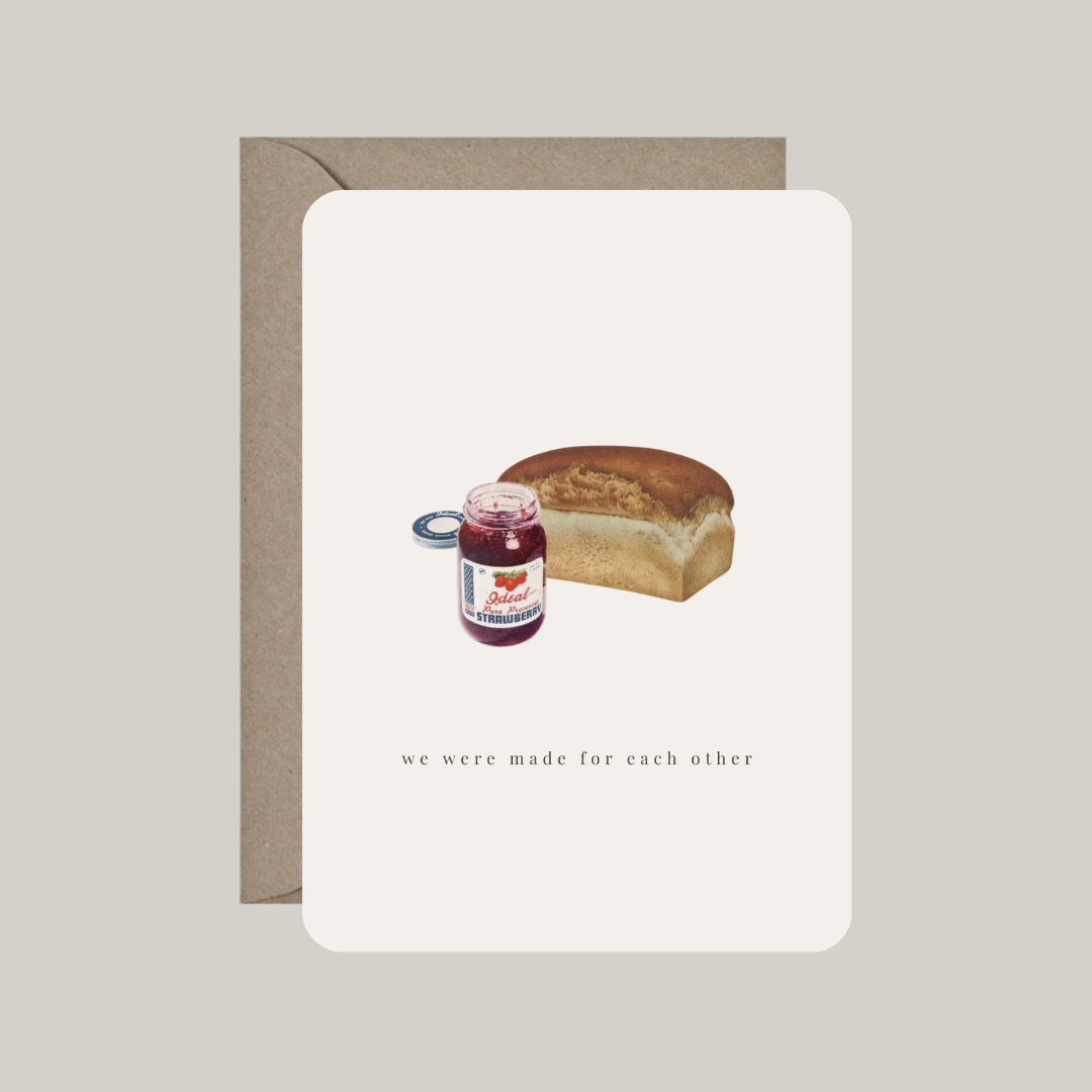 Card with envelope | we were made for each other