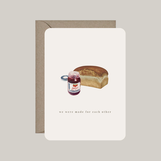 Card with envelope | we were made for each other