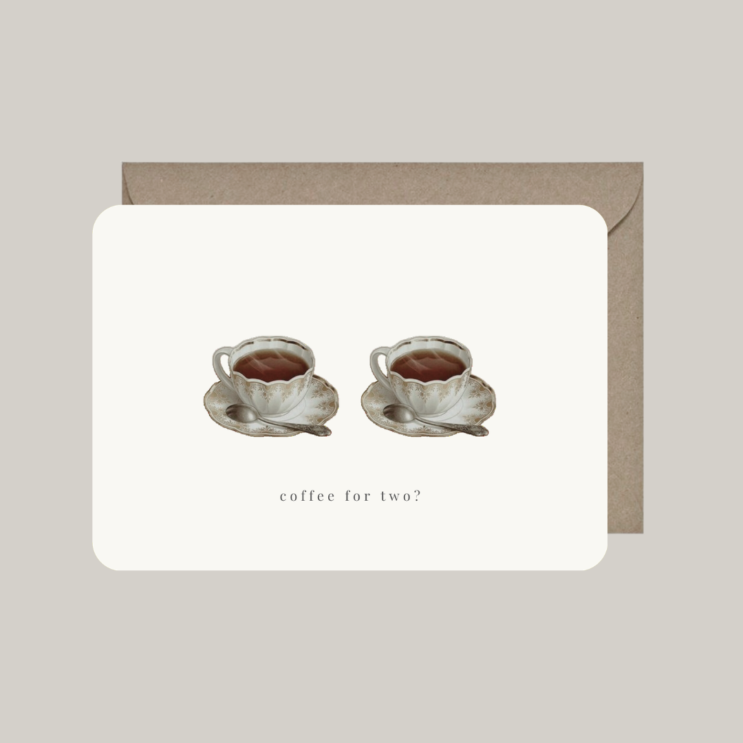 Card with envelope | coffee for two?