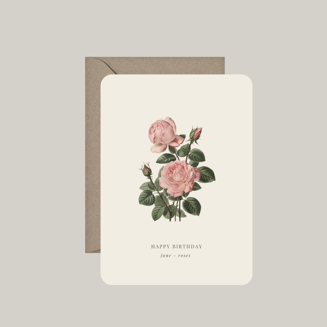 Geboortebloemen | 12 kaarten met envelop