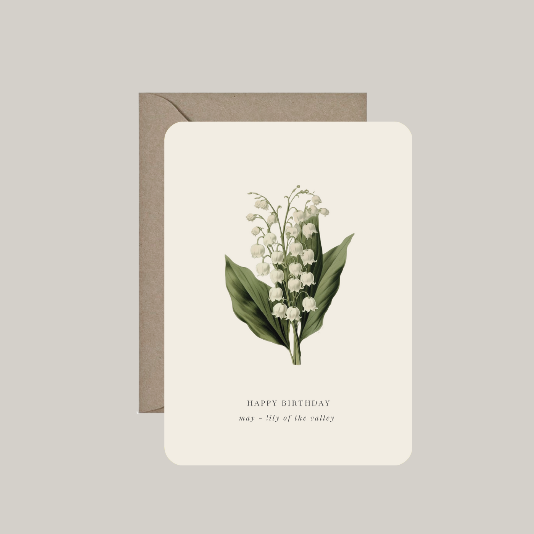 Geboortebloemen | 12 kaarten met envelop