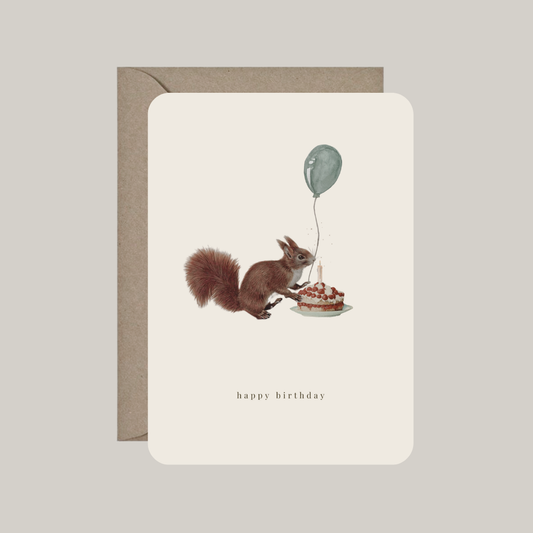 Card with envelope | happy birthday
