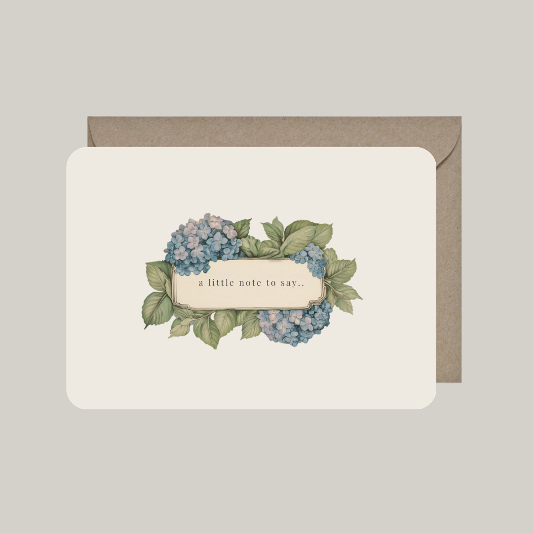 Kaart met envelop | a little note to say