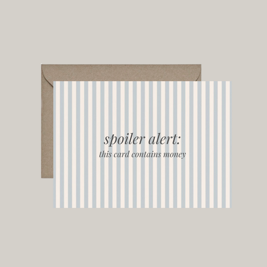 Dubbele kaart met envelop | spoiler alert: this card contains money