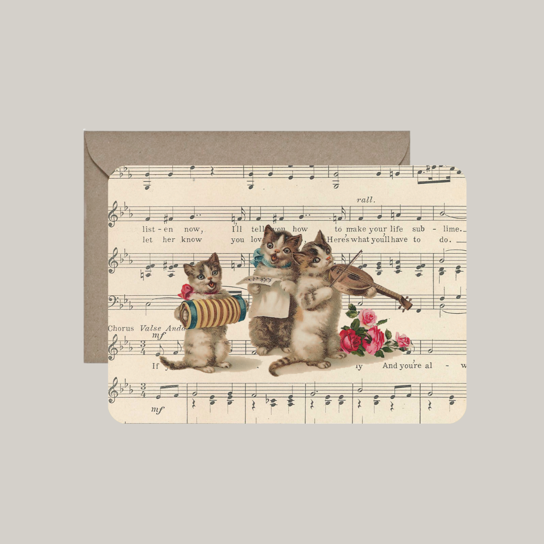 Kaart met envelop | music maestro