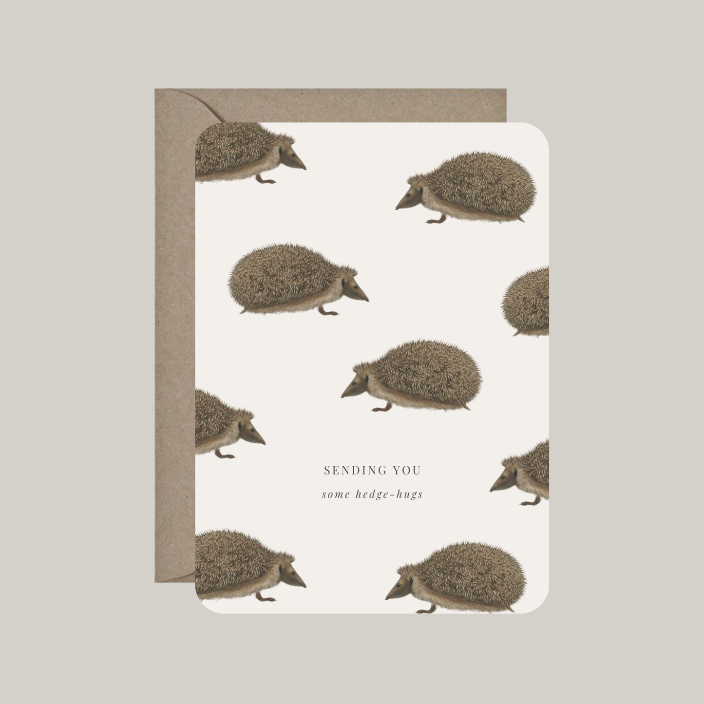 Kaart met envelop | sending you some hedge-hugs