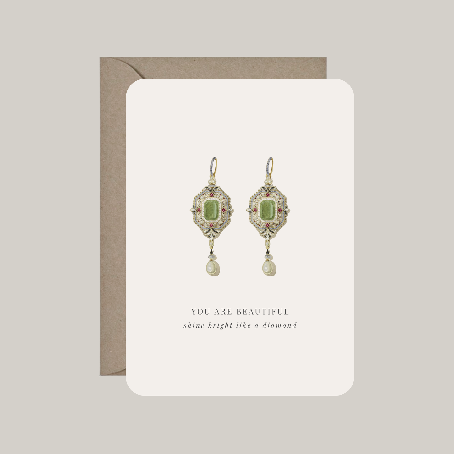 Kaart met envelop | you are beautiful