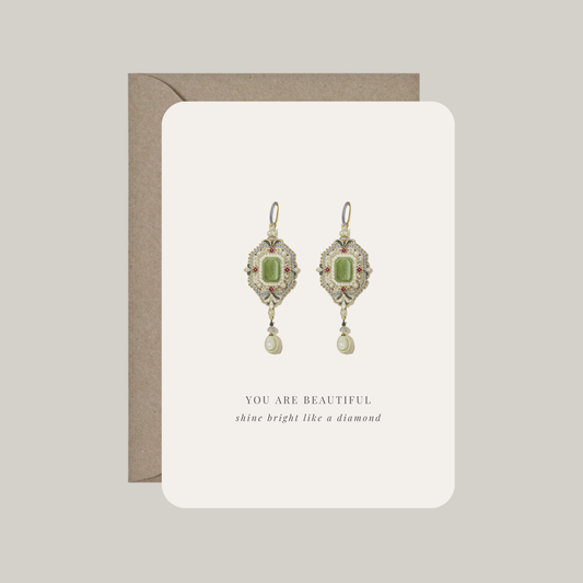 Kaart met envelop | you are beautiful