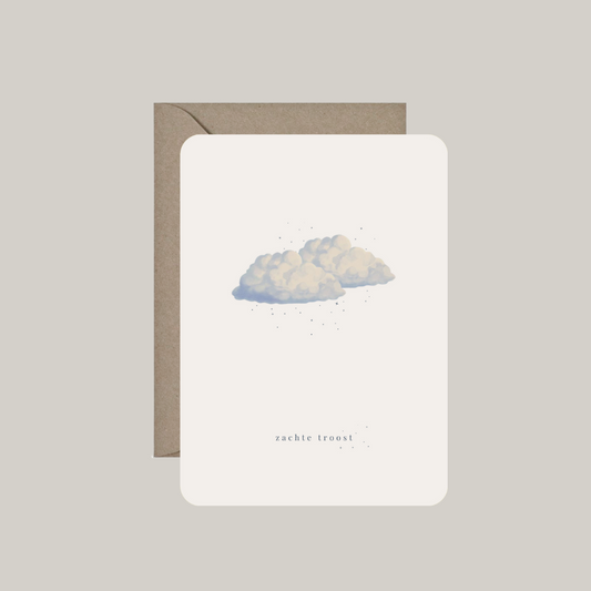 Kaart met envelop | zachte troost