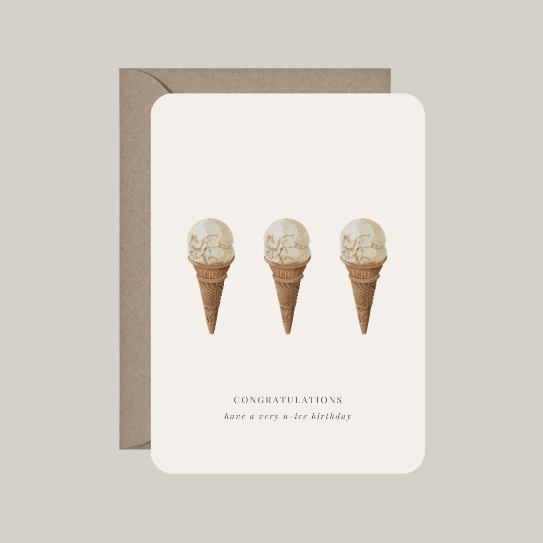 Card with envelope | a very nice birthday