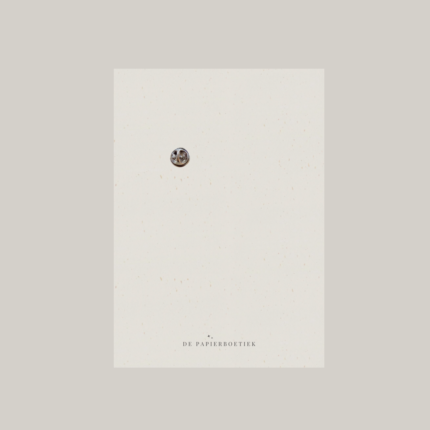 Kaartje met pin | allerliefste groetjes