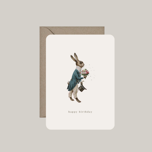 Kaart met envelop | happy birthday