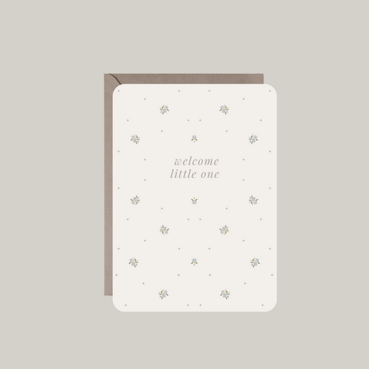 Kaart met envelop | welcome little one