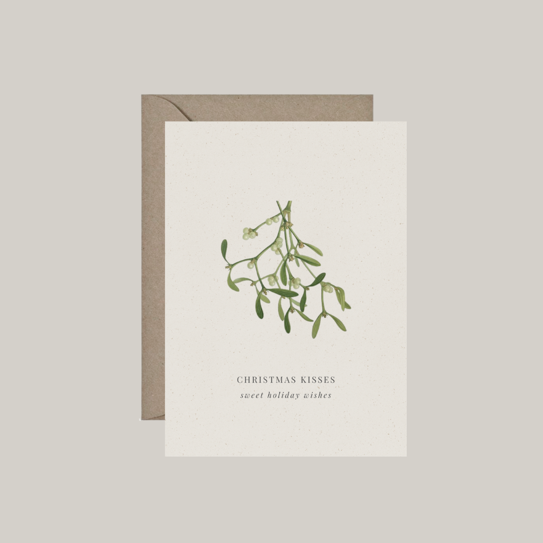 Winter & Kerst | 12 dubbele kaarten met envelop