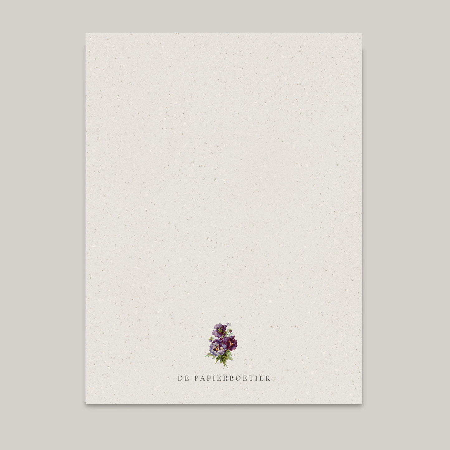 Notitieboekje met lijntjes | viooltjes