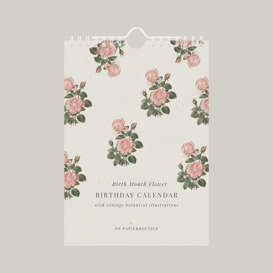 Verjaardagskalender | geboortebloemen